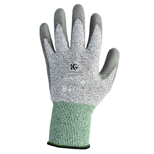 Image of KleenGuard KCC13825 G60 Level 3 Economy Cut Resistant Gloves, EN388: 4X42B, 9" Long, Large (Size 9), Gray/Marled Gray, 12 Pairs/Carton