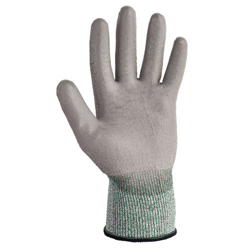 Image of KleenGuard KCC13825 G60 Level 3 Economy Cut Resistant Gloves, EN388: 4X42B, 9" Long, Large (Size 9), Gray/Marled Gray, 12 Pairs/Carton