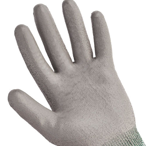 Image of KleenGuard KCC13825 G60 Level 3 Economy Cut Resistant Gloves, EN388: 4X42B, 9" Long, Large (Size 9), Gray/Marled Gray, 12 Pairs/Carton