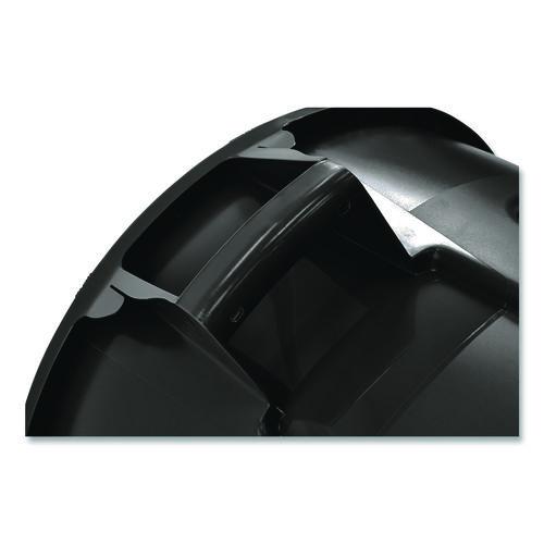 Image of Rubbermaid® Commercial FG264360BLA Vented Round Brute Container, 44 gal, Plastic, Black