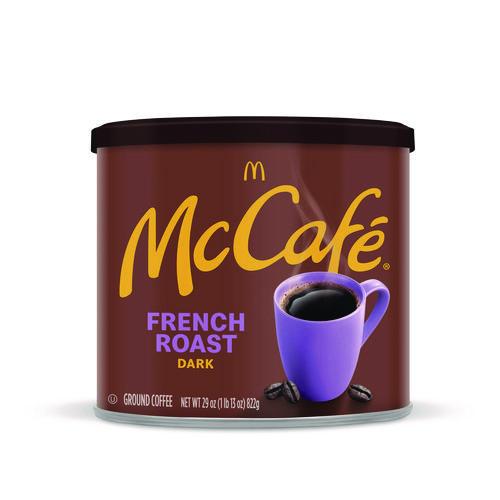 Image of McCafe® 5000358240 Ground Coffee, French Roast, 29 oz Can