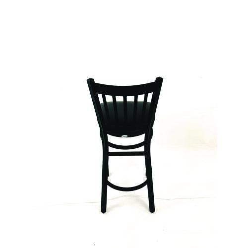 Image of JMC Furniture CBBVSBLK Cobra Series Barstool, Supports Up to 300 lb, 28.5" Seat Height, Black Seat, Black Back, Black Base