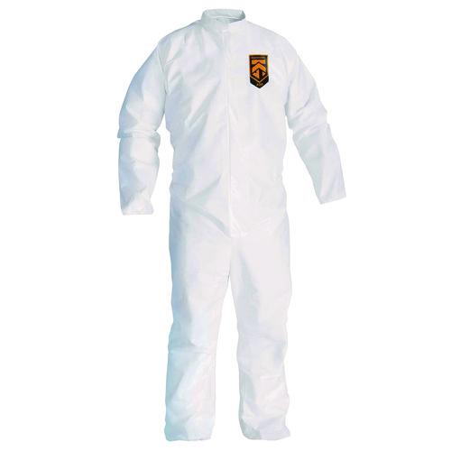 Image of KleenGuard KCC 46006 A30 Breathable Splash and Particle Protection Coveralls, 3X-Large, White, 21/Carton