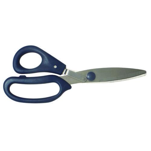 Image of Westcott® 00454 Power Pivot Shears, 8" Long, 3.5" Cut Length, Straight Blue Handle