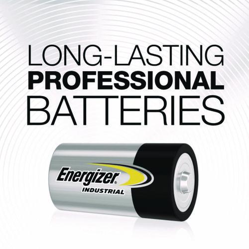 Image of Energizer® EN95 Industrial Alkaline D Batteries, 1.5 V, 12/box