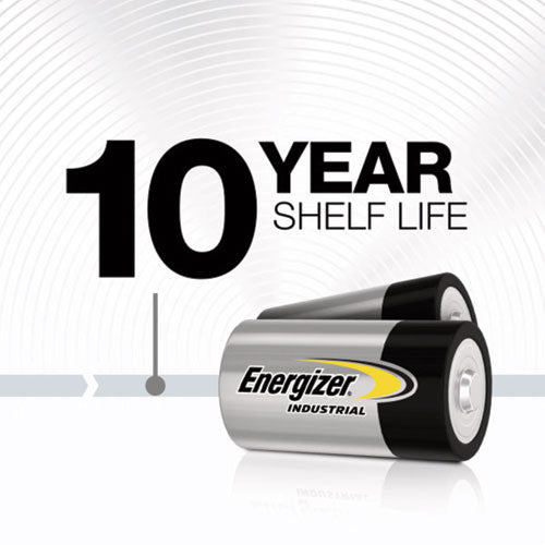 Image of Energizer® EN95 Industrial Alkaline D Batteries, 1.5 V, 12/box