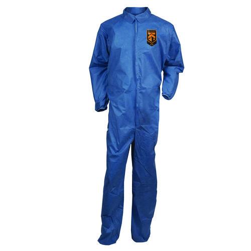 Image of KleenGuard KCC 58506 A20 Breathable Particle Protection Coveralls, Zip Front, Elastic Back, Wrists, Ankles, 3X-Large, Blue, 20/Carton
