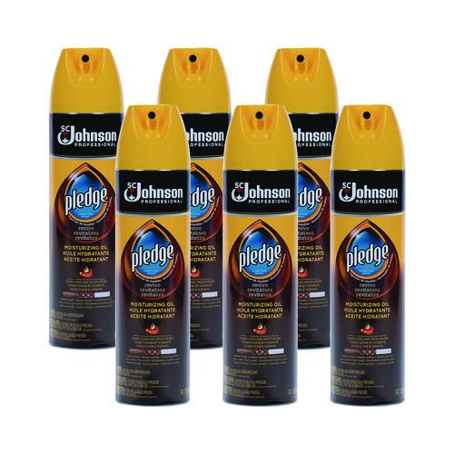 Image of Pledge® 697264 Furniture Polish, Revive Moisturizing Oil, 14.2 Oz Can, 6/carton