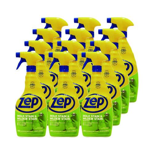 Image of Zep Commercial® ZUMILDEW32 Mold Stain And Mildew Stain Remover, 32 Oz Spray Bottle, 12/carton