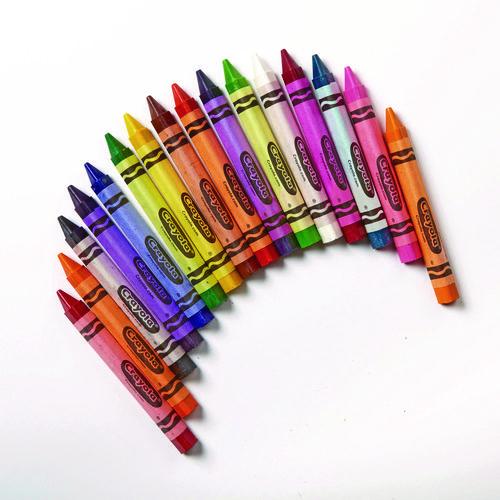 Image of Crayola® 524016 16-Color Triangular Crayons, Regular Size, 0.75" x 4", 16 Assorted Colors, 16/Box