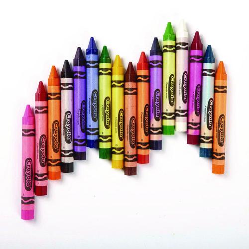 Image of Crayola® 524016 16-Color Triangular Crayons, Regular Size, 0.75" x 4", 16 Assorted Colors, 16/Box