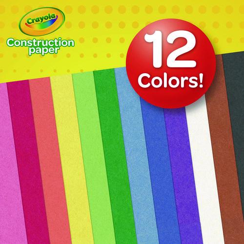 Image of Crayola® 99-3200 Construction Paper, 9 x 12, Assorted Colors, 240 Sheets/Pack
