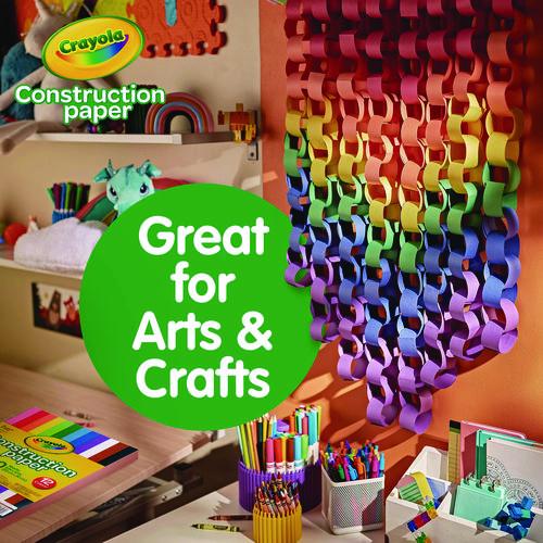 Image of Crayola® 99-3200 Construction Paper, 9 x 12, Assorted Colors, 240 Sheets/Pack