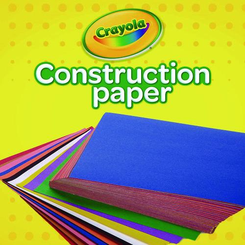 Image of Crayola® 99-3200 Construction Paper, 9 x 12, Assorted Colors, 240 Sheets/Pack