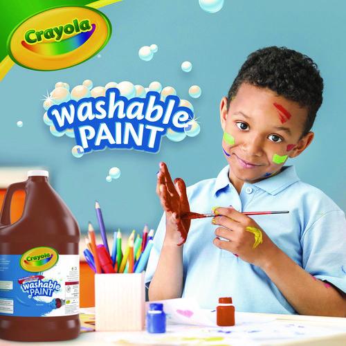 Image of Crayola® 54-2128-007 Washable Paint, Brown, 1 Gal Bottle
