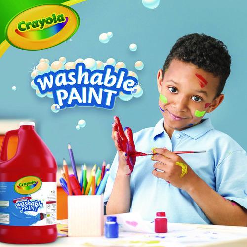 Image of Crayola® 54-2128-038 Washable Paint, Red, 1 Gal Bottle