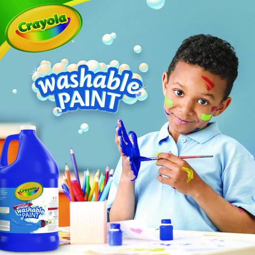 Image of Crayola® 54-2128-042 Washable Paint, Blue, 1 Gal Bottle