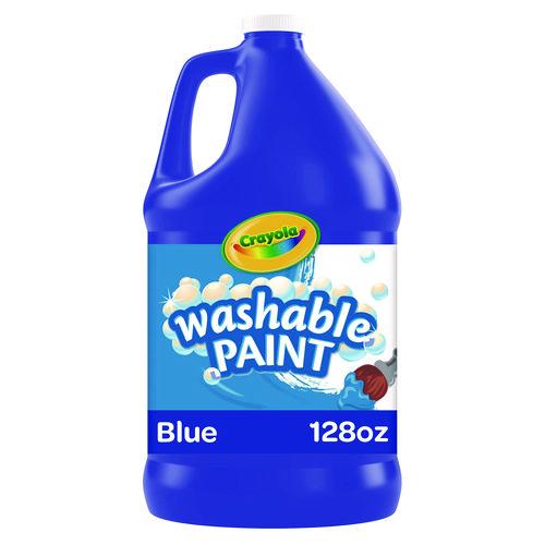 Image of Crayola® 54-2128-042 Washable Paint, Blue, 1 Gal Bottle