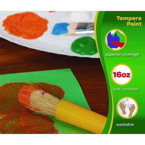 Image of Crayola® 54-1216-038 Premier Tempera Paint, Red, 16 Oz Bottle