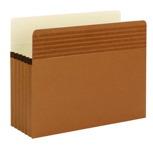 Image of Smead 73209 Easy Grip Pockets, 5.25" Expansion, Letter Size, Redrope, 10/box