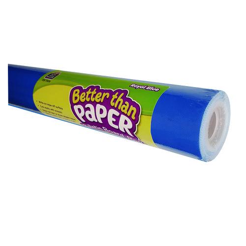 Image of Teacher Created Resources TCR77370 Better Than Paper Bulletin Board Roll, 4 Ft X 12 Ft, Royal Blue