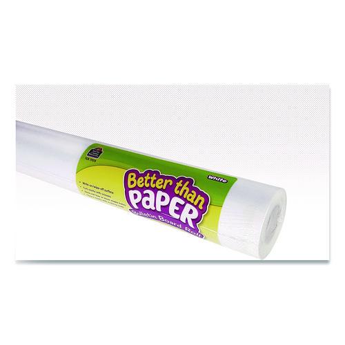 Image of Teacher Created Resources TCR77373 Better Than Paper Bulletin Board Roll, 4 Ft X 12 Ft, White