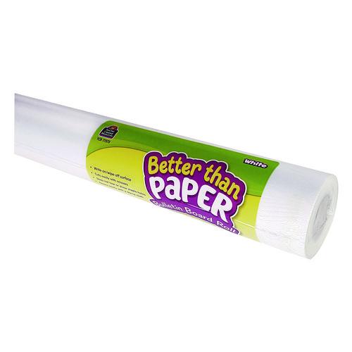 Image of Teacher Created Resources TCR77373 Better Than Paper Bulletin Board Roll, 4 Ft X 12 Ft, White