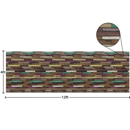 Image of Teacher Created Resources TCR77399 Better Than Paper Bulletin Board Roll, 4 Ft X 12 Ft, Reclaimed Wood