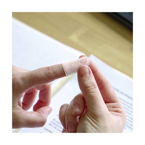 Image of LEE 41410 Micro-Gel Fingertips, Small, Medium, Large, X-Large, Clear, 12/Pack