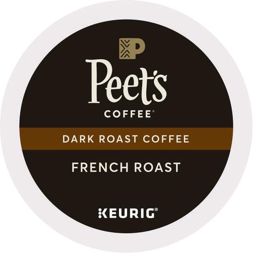 Image of Peet's Coffee & Tea® 5000363995 French Roast Coffee K-Cups, 22/box