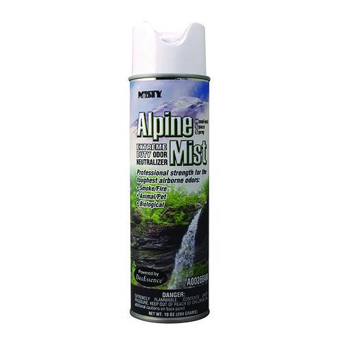 Image of Misty® 1039394 Hand-Held Odor Neutralizer, Alpine Mist, 10 Oz Aerosol Spray, 12/carton