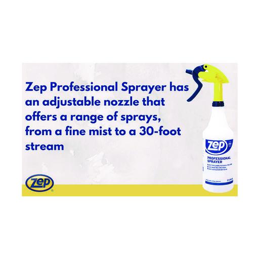 Image of Zep Commercial® HDPRO36 Professional Spray Bottle with Trigger Sprayer, 32 oz Bottle, Clear