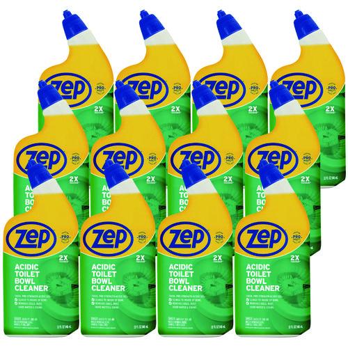 Image of Zep® ZUATBC32 Acidic Toilet Bowl Cleaner, Mint, 32 Oz Bottle, 12/carton