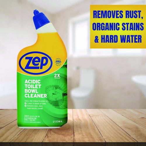 Image of Zep® ZUATBC32 Acidic Toilet Bowl Cleaner, Mint, 32 Oz Bottle, 12/carton
