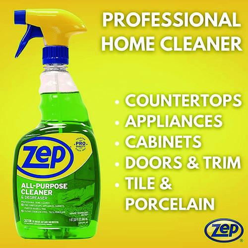 Image of Zep Commercial® ZUALL32 All-Purpose Cleaner And Degreaser, Fresh Scent, 32 Oz Spray Bottle, 12/carton