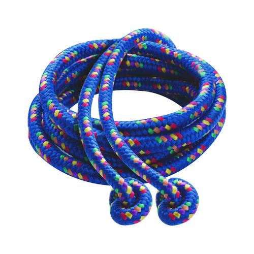 Image of Champion Sports Braided Nylon Jump Ropes, 8 Ft, Assorted, 6/pack