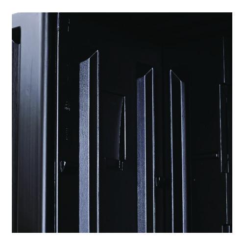 Image of Iceberg Rough n Ready Storage Cabinet, Three-Shelf, 33w x 18d x 66h, Black
