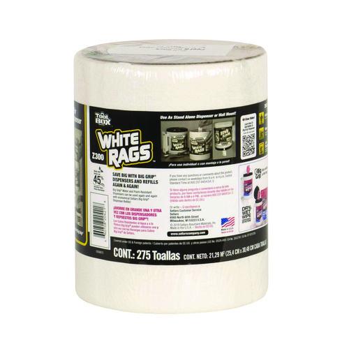 Image of TOOLBOX® 660708204218 Z300 Wipers Big Grip Refill, 1-Ply, 10 x 12, White, 6/Carton