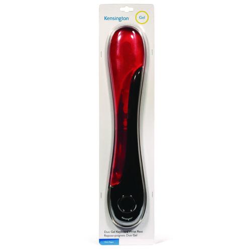 Image of Kensington® K62398AM Duo Gel Wave Keyboard Wrist Rest, 22.62 x 5.12, Red