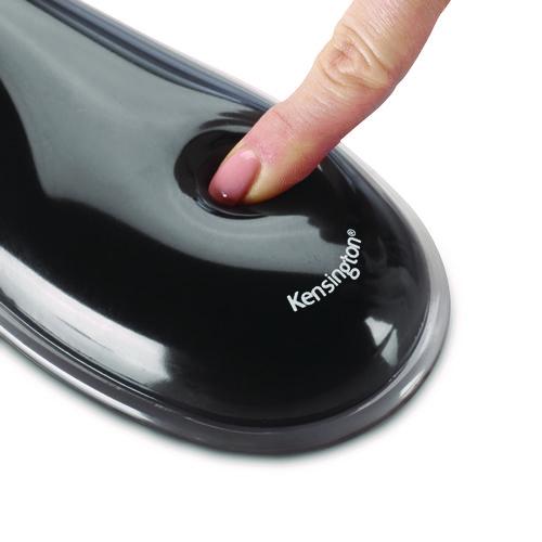 Image of Kensington® K62398AM Duo Gel Wave Keyboard Wrist Rest, 22.62 x 5.12, Red