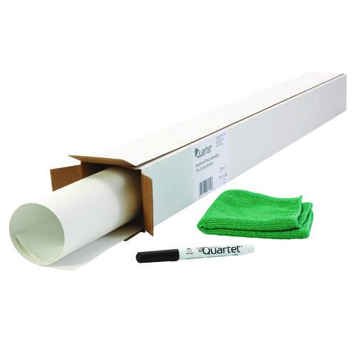 Image of Quartet® R85532 Anywhere Repositionable Dry-Erase Surface, Laminate Film, 24" x 36", White