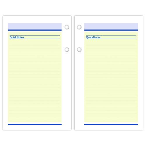 Image of AT-A-GLANCE® E517-50 QuickNotes Desk Calendar Refill, 3.5 x 6, White/Yellow/Blue Sheets, 12-Month (Jan to Dec): 2026