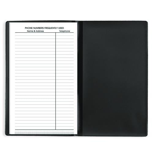 Image of AT-A-GLANCE® SK53-00 DayMinder Pocket-Sized Monthly Planner, Unruled Blocks, 6 x 3.5, Black Cover, 14-Month: Dec 2025 to Jan 2027