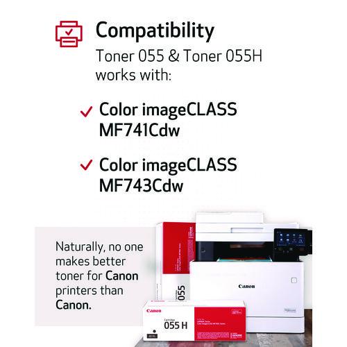 Image of Canon® 3016C001 3016c001 (055) Toner, 2,300 Page-Yield, Black