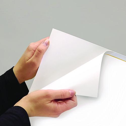 Image of AT-A-GLANCE® AW402028 Wallmates Self-Adhesive Dry Erase Monthly Planning Surfaces, 18 X 12, White/gray/orange Sheets, Undated