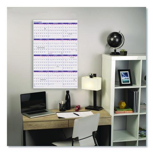 Image of AT-A-GLANCE® PM12-28 Yearly Wall Calendar, 24 x 36, White Sheets, 12-Month (Jan to Dec): 2025
