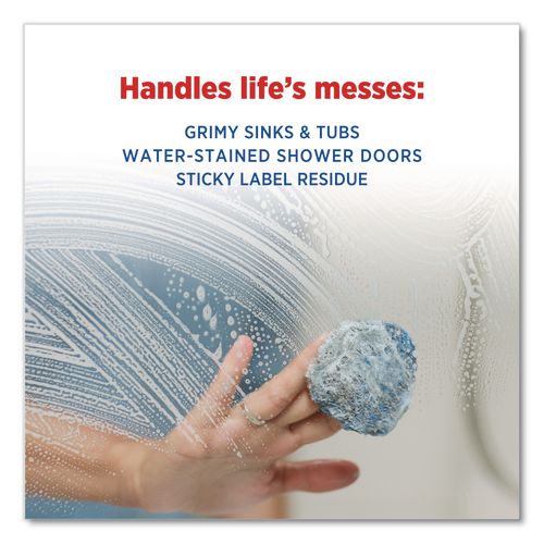 Image of S.O.S.® 98041 Steel Wool Soap Pads, Steel, 4/Box, 24 Boxes/Carton