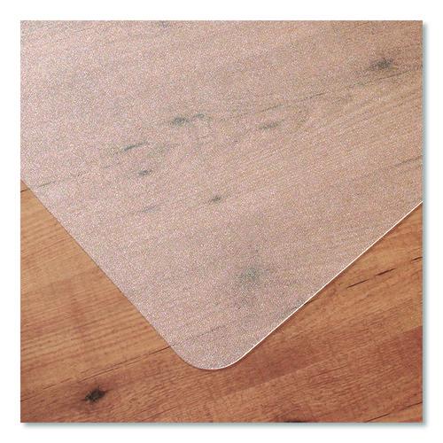 Image of Floortex® NRCMFLBS0004 Ecotex Marlon BioPlus Rectangular Polycarbonate Chair Mat for Hard Floors, Rectangular, 46" x 60", Clear