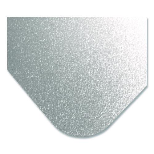 Image of Floortex® NRCMFLBS0004 Ecotex Marlon BioPlus Rectangular Polycarbonate Chair Mat for Hard Floors, Rectangular, 46" x 60", Clear