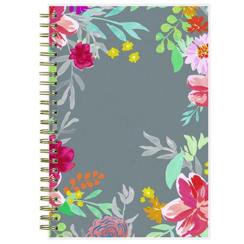 Image of Blue Sky® 140088 Sophie Frosted Weekly/Monthly Planner, Floral Artwork, 8 x 5, Multicolor Cover, 12-Month (Jan to Dec): 2026